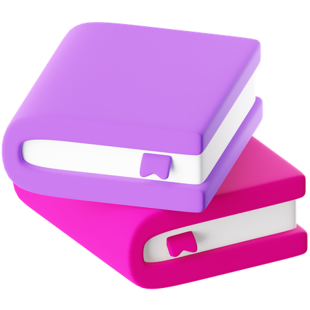 Books  3D Icon