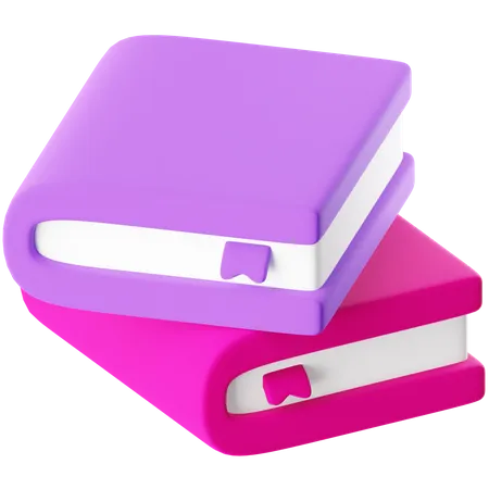 Books  3D Icon