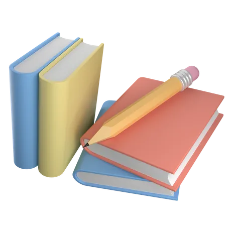 Books  3D Icon