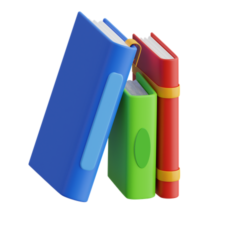 Books  3D Icon