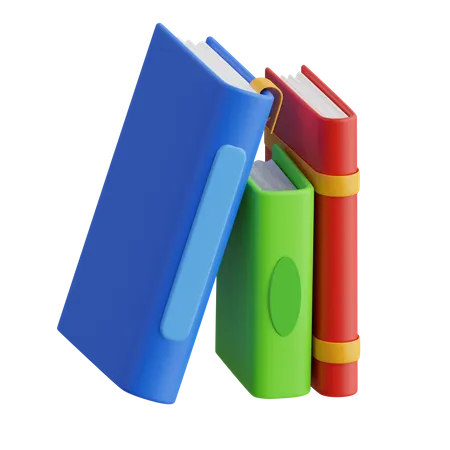 Books  3D Icon