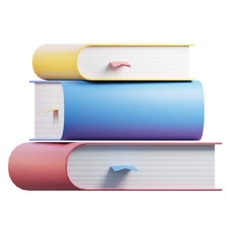 Books  3D Icon