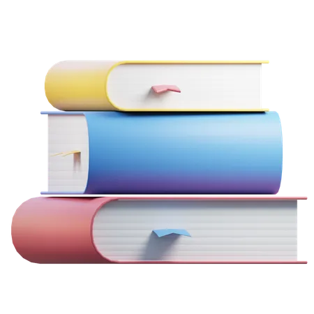 Books  3D Icon