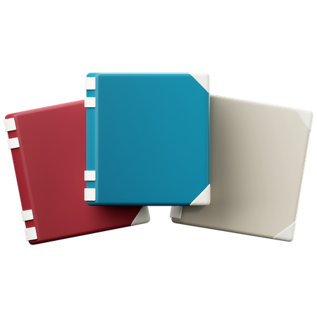 Books  3D Icon