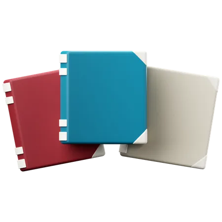 Books  3D Icon