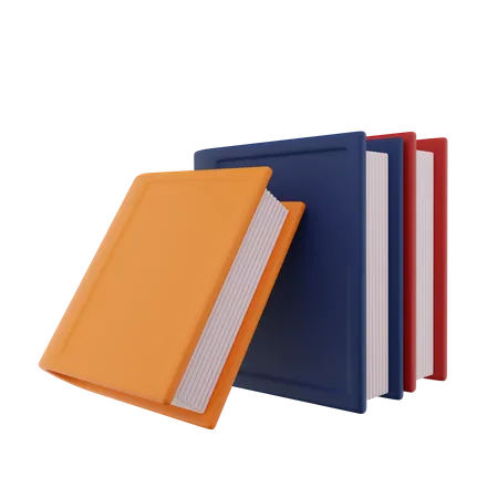 Books  3D Icon