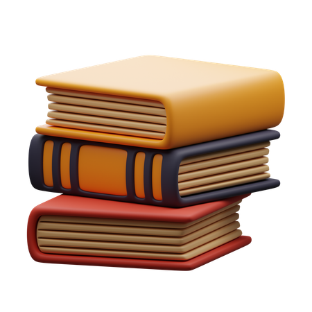 Books  3D Icon