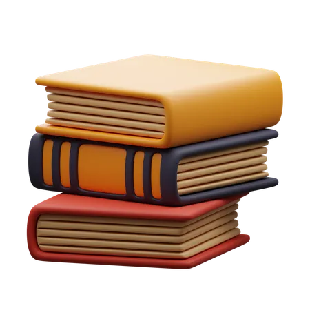 Books  3D Icon