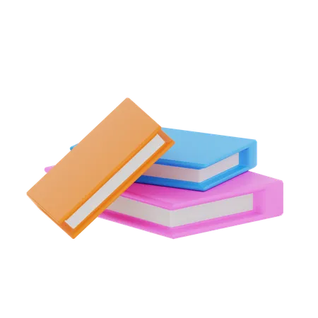 Books  3D Icon