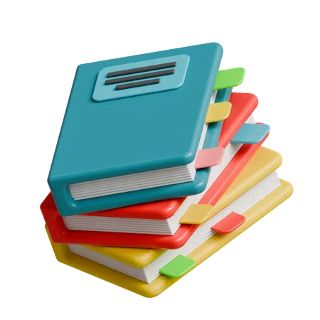 Books  3D Icon