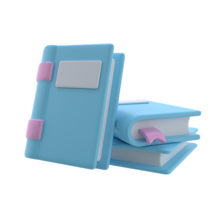 Books  3D Icon