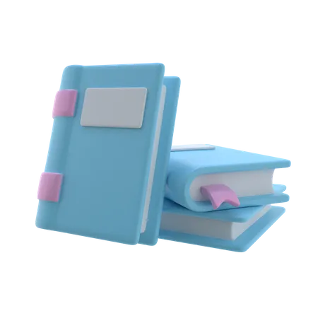 Books  3D Icon