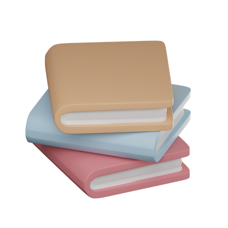 Books  3D Icon