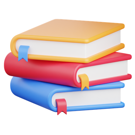 Books  3D Icon