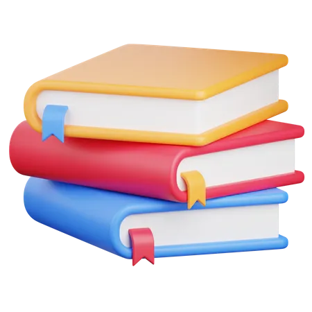 Books  3D Icon