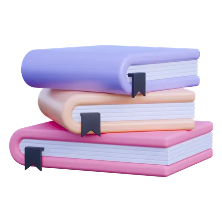 Books  3D Icon