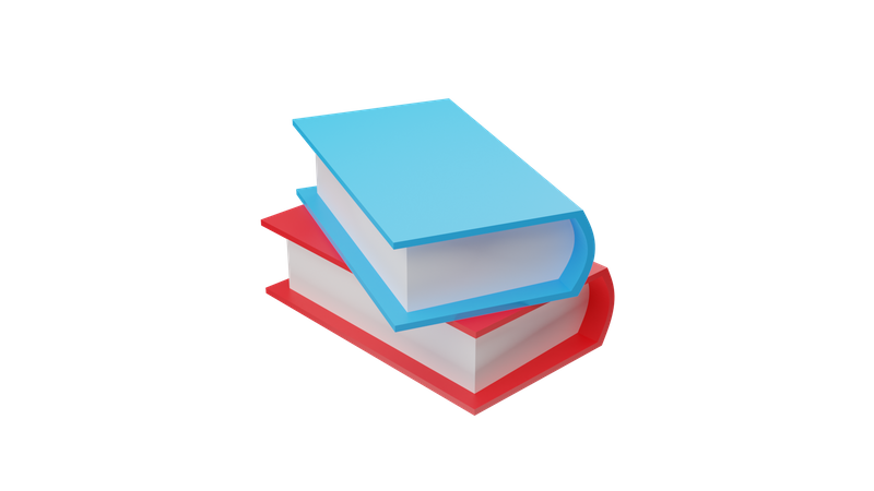 Books  3D Icon