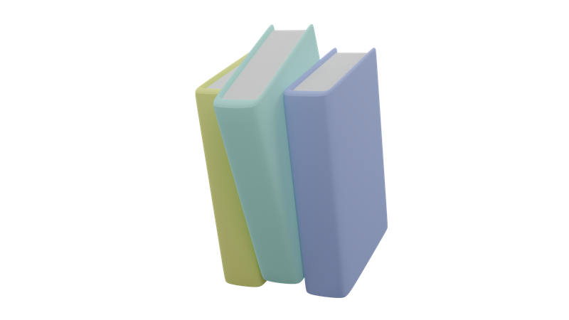 Books  3D Icon