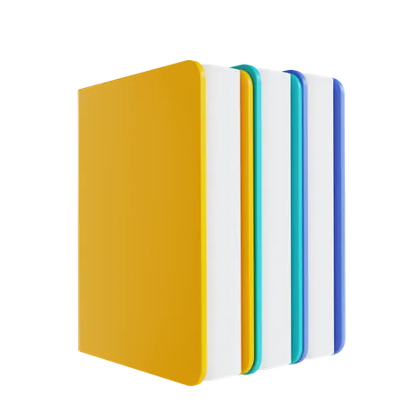 Books  3D Icon