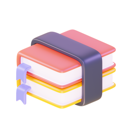 Books  3D Icon