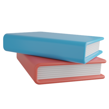 Books  3D Icon