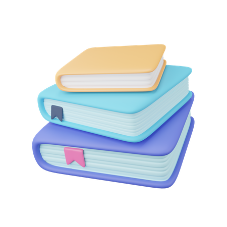 Books  3D Icon