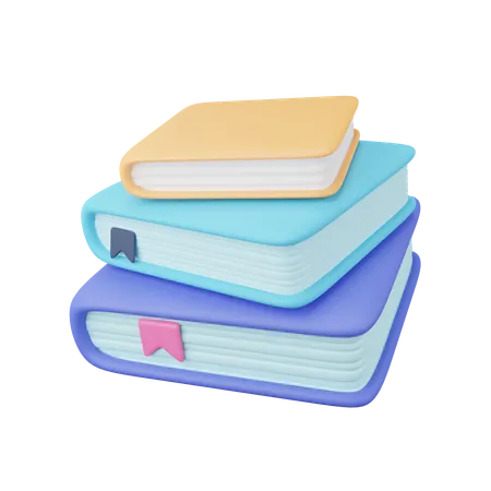 Books  3D Icon