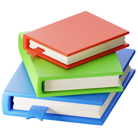 Books  3D Icon