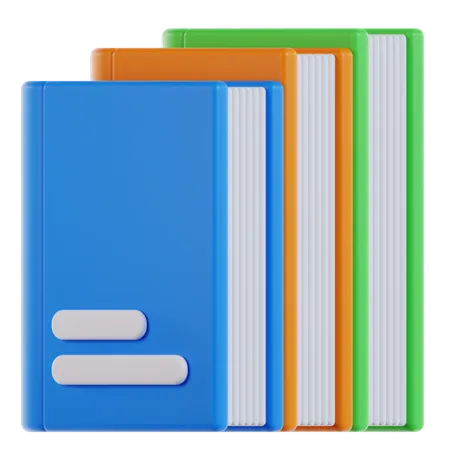 Books  3D Icon