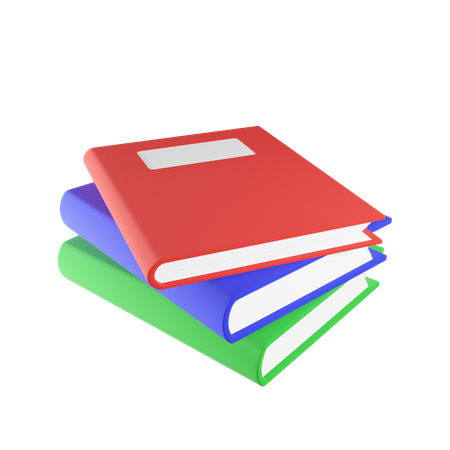 Books  3D Icon