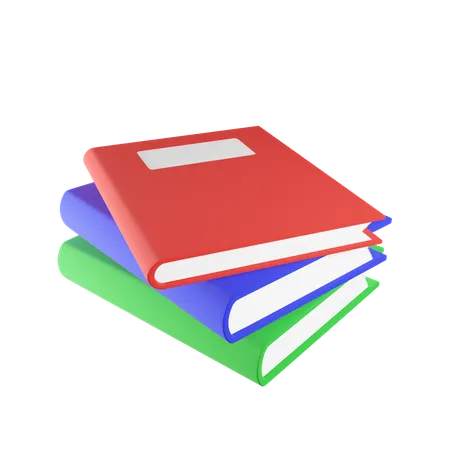 Books  3D Icon