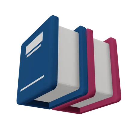 Books  3D Icon