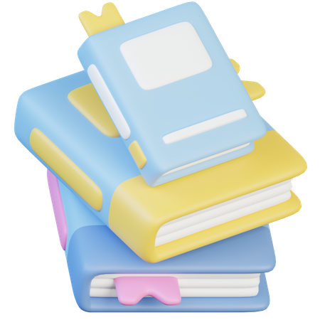 Books  3D Icon