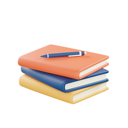 Books  3D Icon