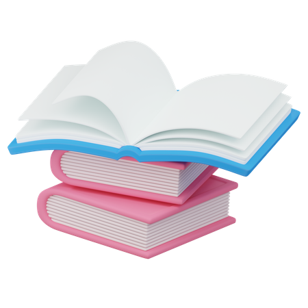 Books  3D Icon