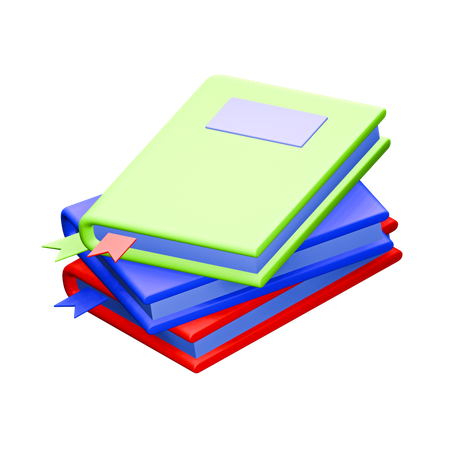 Books  3D Icon