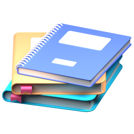 Books  3D Icon