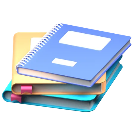 Books  3D Icon