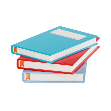 Books  3D Icon