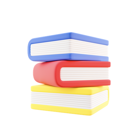 Books  3D Icon