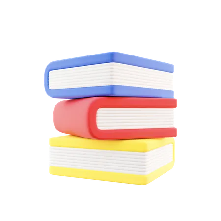 Books  3D Icon