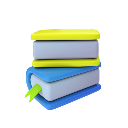 Books  3D Icon