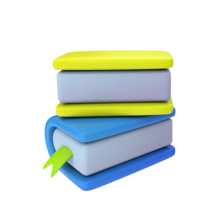 Books  3D Icon