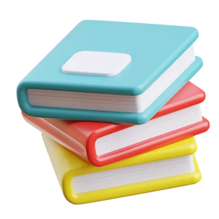 Books  3D Icon