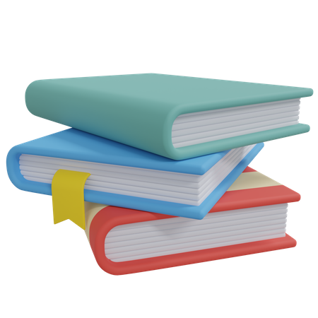 Books  3D Icon