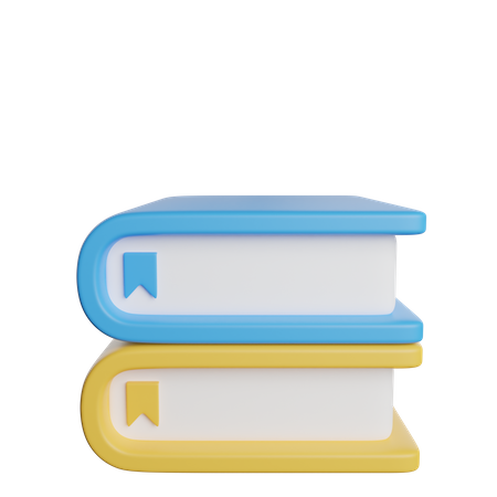 Books  3D Icon