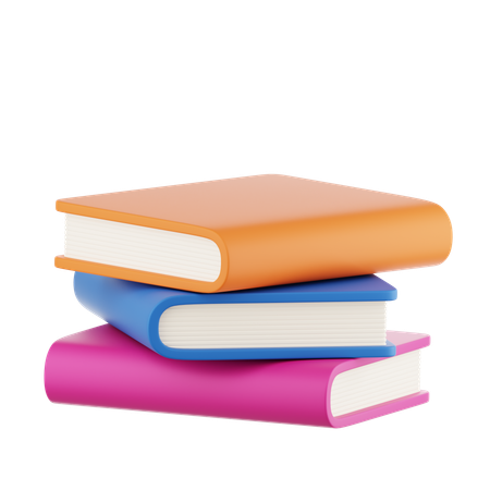 Books  3D Icon