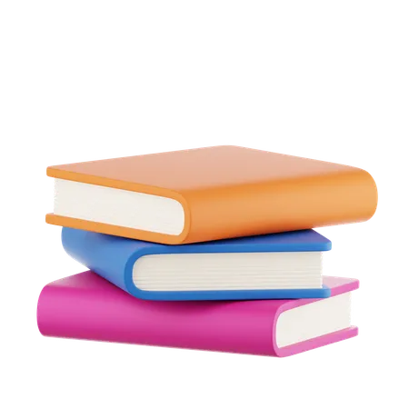 Books  3D Icon