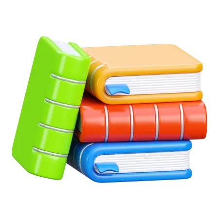 Books  3D Icon