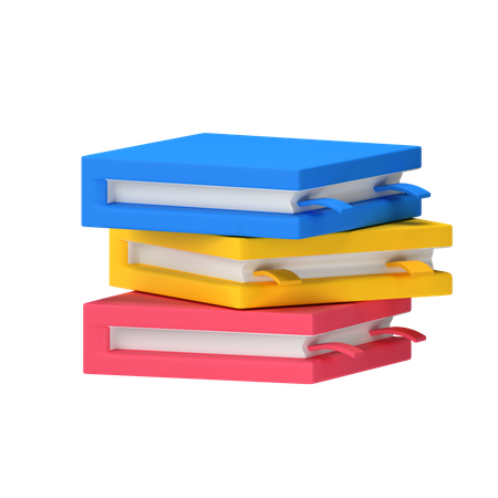 Books  3D Icon